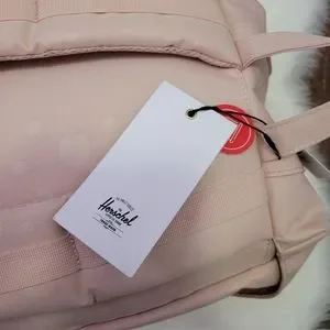 Herschel Retreat Backpack Pink Polka Cameo Rose/Rubber Herschel Supply Company | Bags | Herschel Retreat Backpack  main image 2